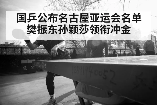 国乒公布名古屋亚运会名单 樊振东孙颖莎领衔冲金